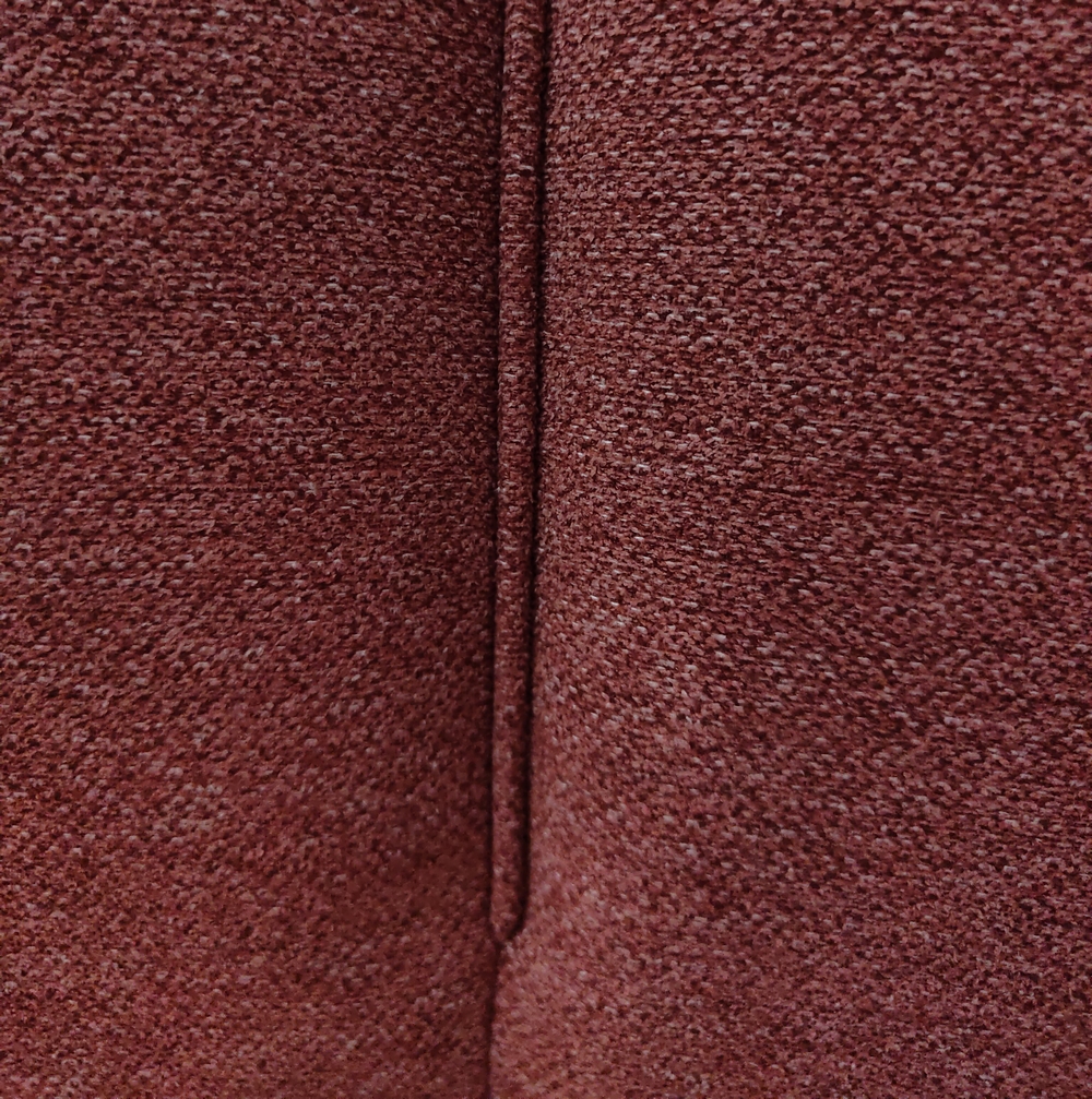 CHAISE HAUTE CAMILLE  PIEDS TUBULAIRE METAL NOIR TISSU ROSE 102 X 46 X 62 CM - Photo N°6