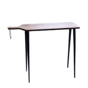 CONSOLE PLANCHE EN MANGUIER ET METAL 100 X 80 X 35 CM