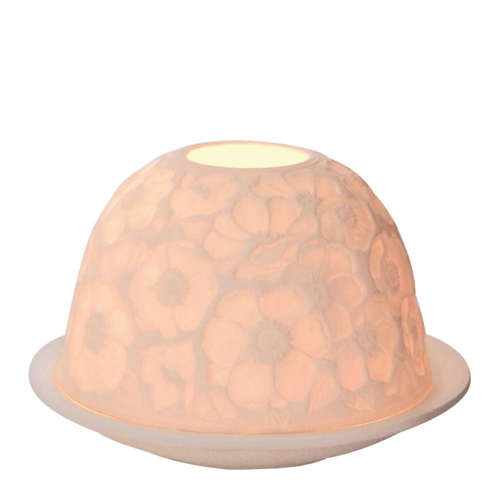 PHOTOPHORE LITHOPHANIE ECLAT FLORAL 12 X 8.6 CM - Photo N°4