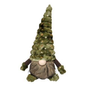 MOYEN GNOME EN TEXTILE VERT HAUT 45 CM