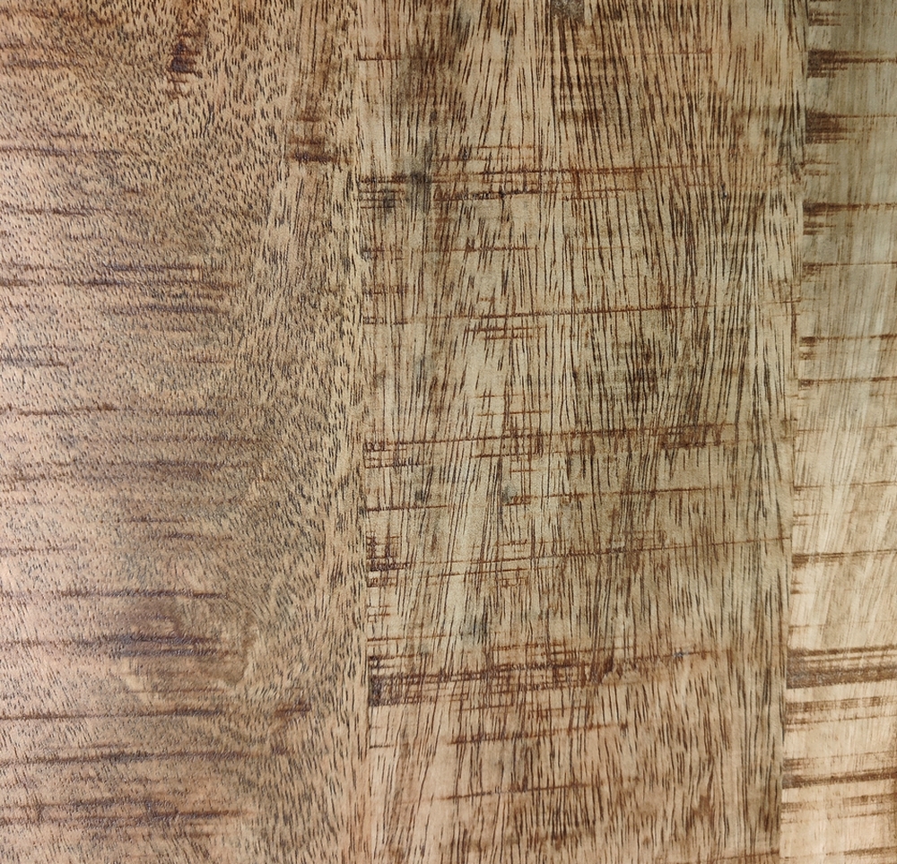 MEUBLE TV MANGUIER ET METAL 2 PORTES 150 X 45 X 60 CM - Photo N°4