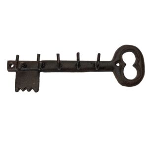 PORTE CLES 5 CROCHETS EN FORME DE CLE 19X6X3 CM