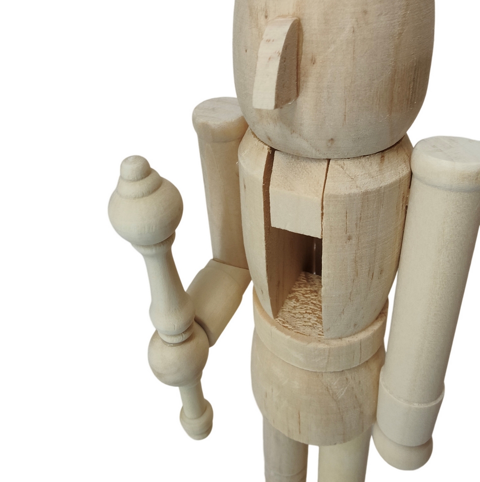 BONHOMME CASSE NOISETTES EN BOIS  8.5 X 38 X 7.5 CM - Photo N°3