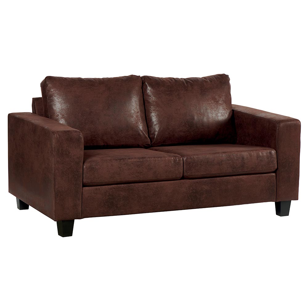 CANAPE THOMSON 2 PLACES TISSU GOBI HAVANNE CAT 1  159 X 88 X 82 CM - Photo N°1