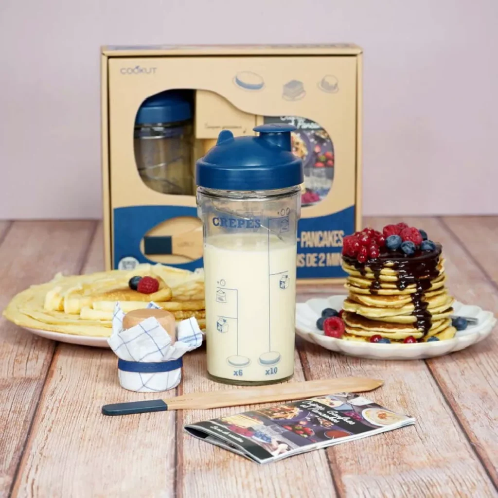 COFFRET MIAM FACTORY POUR CREPES ET GAUFRES BLEU - Photo N°2