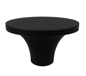 POIGNEE METAL NOIRE GRAPHITE