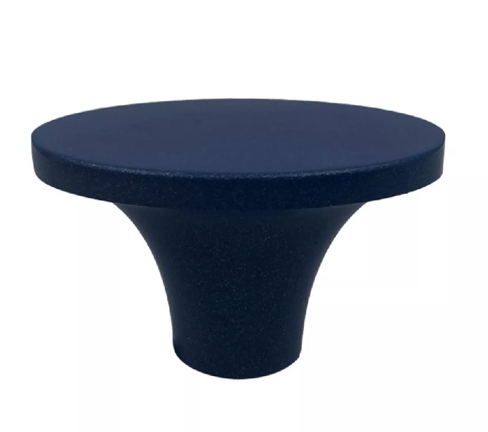 POIGNEE METAL BLEUE MYRTILLE - Photo N°1