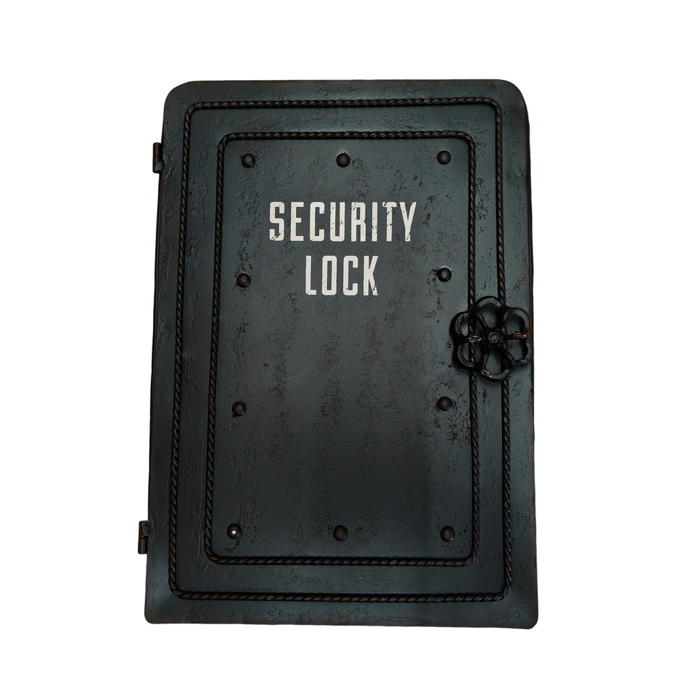 BOITE A CLEFS ANTIQUE SECURITY LOCK 24 X 35 X 12 CM - Photo N°1