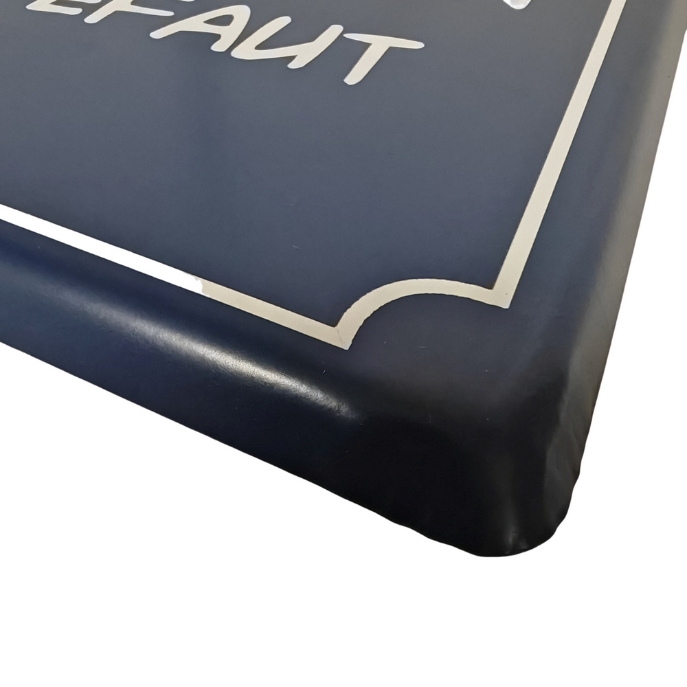 PLAQUE METAL L'APERO EST MON VILAIN DEFAUT 33 X 24 X 1 CM - Photo N°3