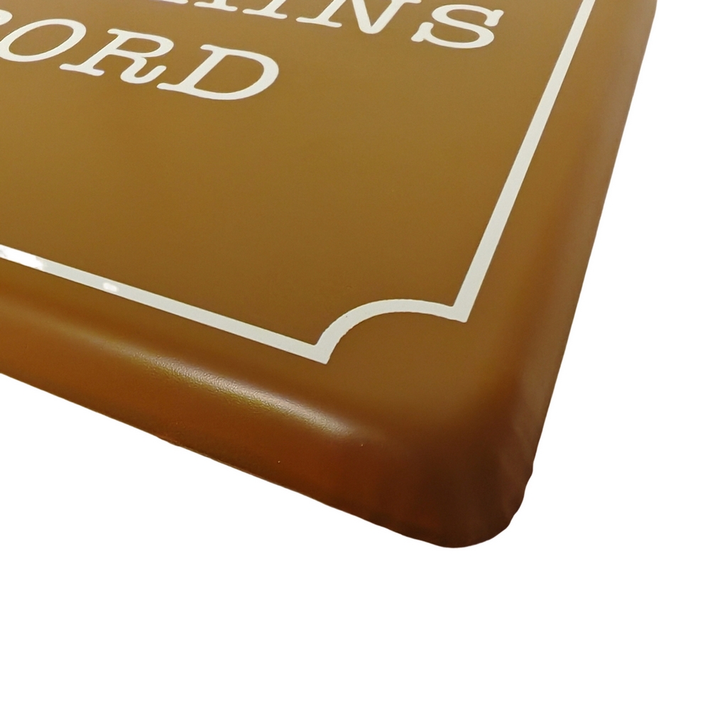 PLAQUE METAL LES COPAINS D'ABORD 33 X 24 X 1 CM - Photo N°3