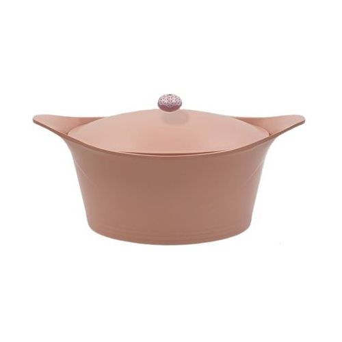 L'INCROYABLE COCOTTE 20 CM COULEUR ROSE GUIMAUVE SANS BOUTON NI MANIQUE - Photo N°3