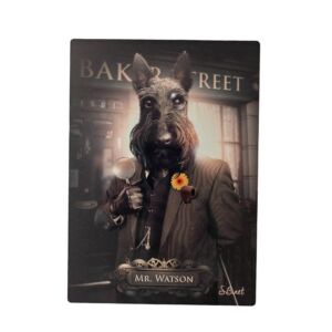 IMPRESSION S BINET MR WATSON SUR DIBOND AVEC ATTACHE 20 X 28 CM