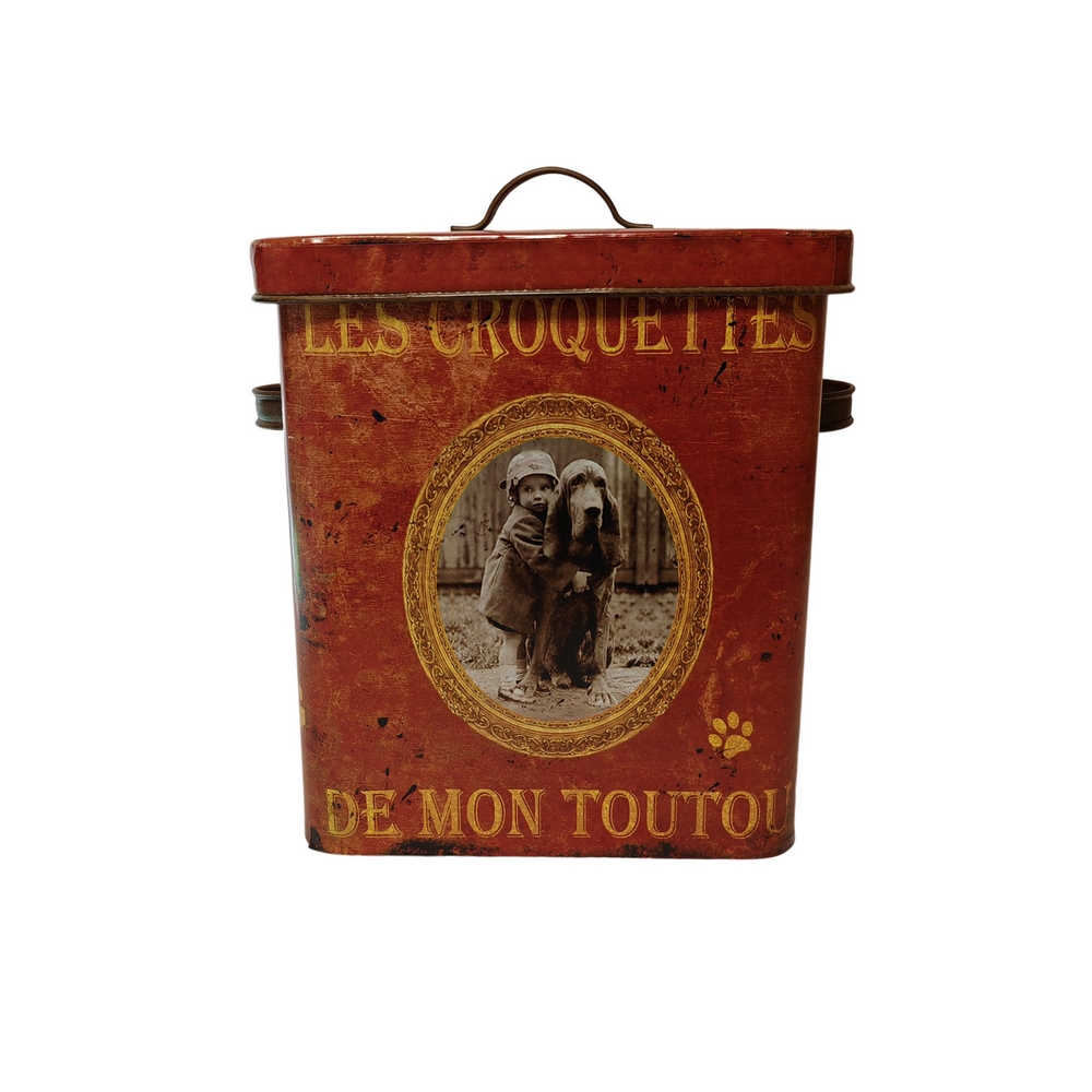 BOITE A CROQUETTES POUR MON TOUTOU  LES GOURMANDISES DE MON TOUTOU25 X 27 X 18 - Photo N°2