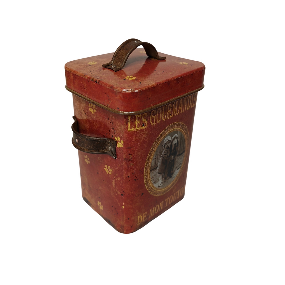 BOITE A CROQUETTES POUR MON TOUTOU  LES GOURMANDISES DE MON TOUTOU 13 X 18 X 9 - Photo N°4