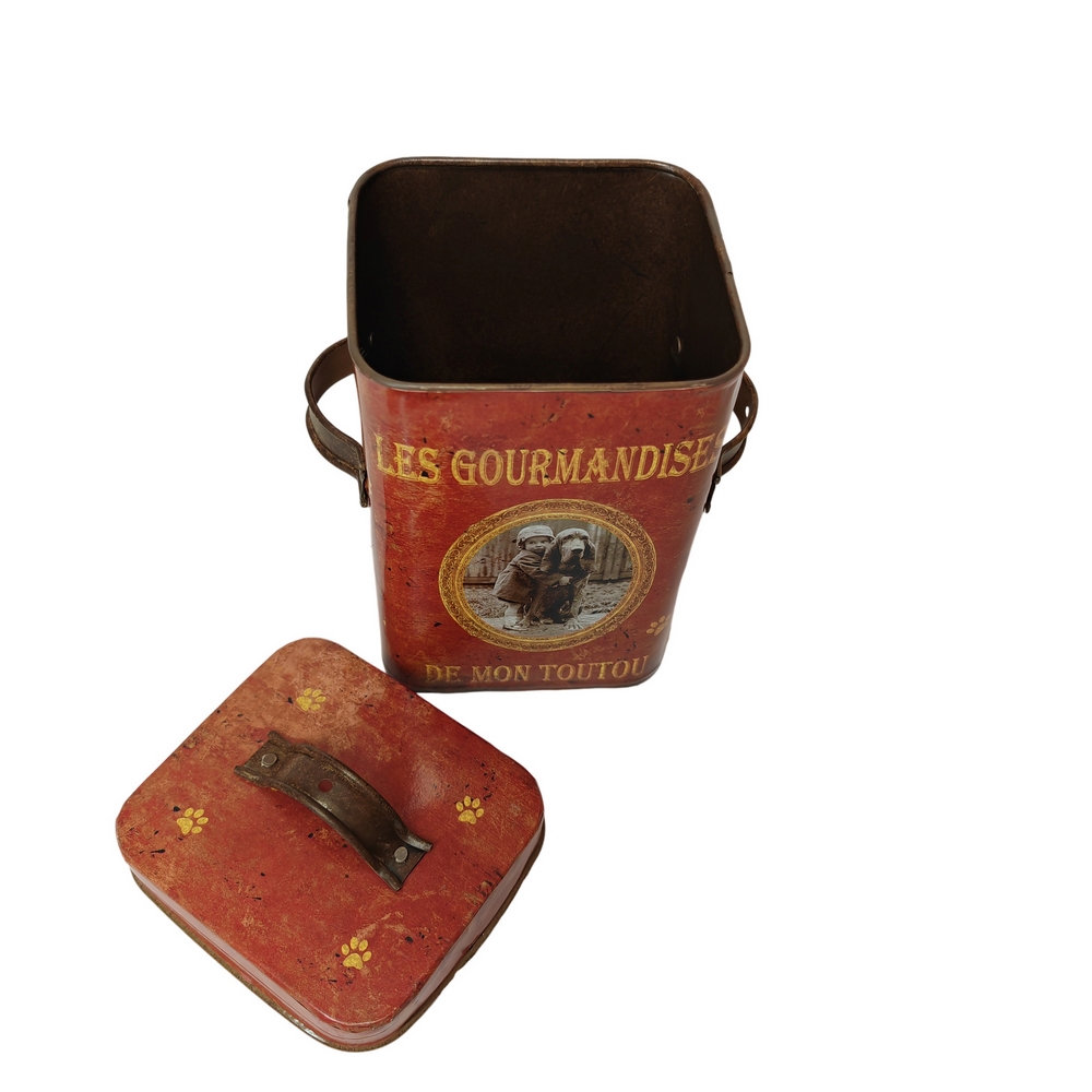 BOITE A CROQUETTES POUR MON TOUTOU  LES GOURMANDISES DE MON TOUTOU 13 X 18 X 9 - Photo N°5