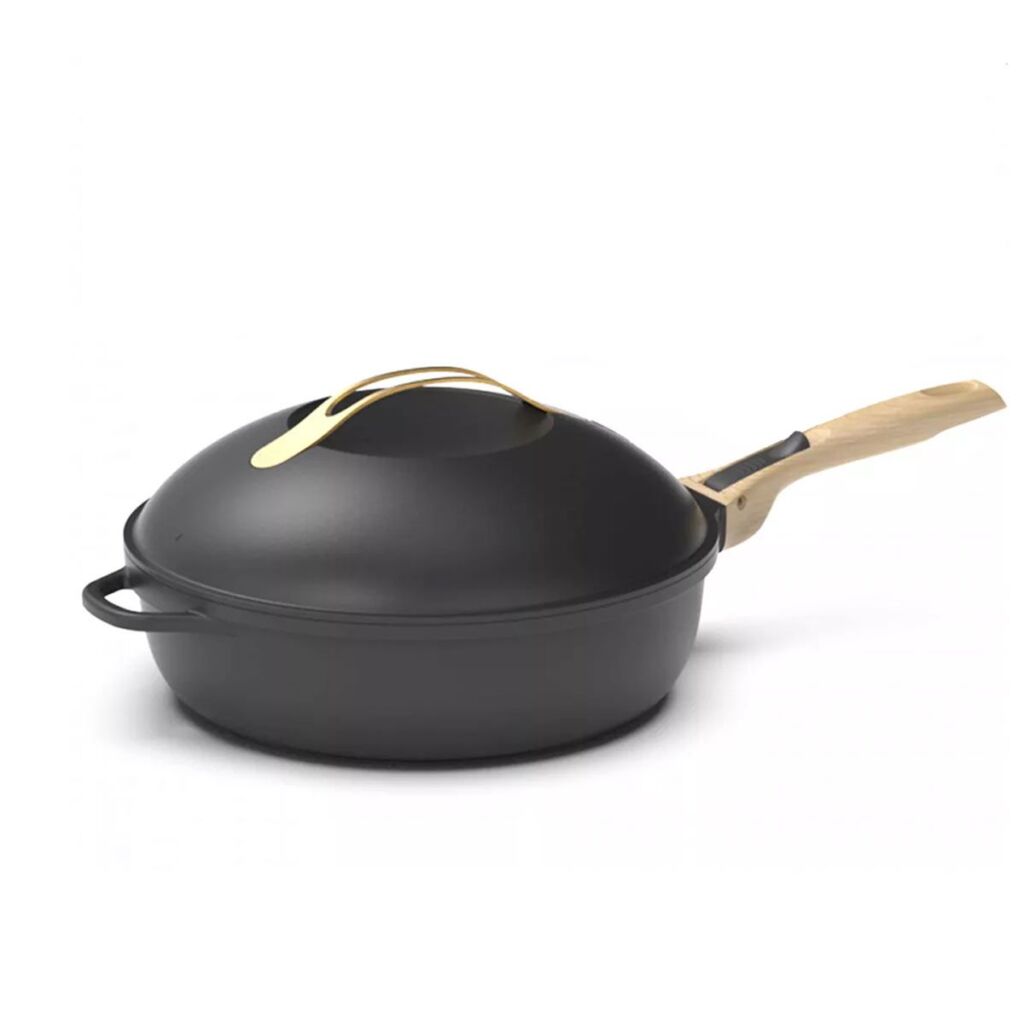 LA FABULEUSE POELE 28 CM COULEUR NOIR METEOR POELE 8 EN 1 - Photo N°6