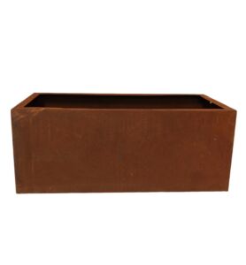 JARDINIERE RECTANGULAIRE EN METAL METAL OXYDE 40 X 18 X 16 CM