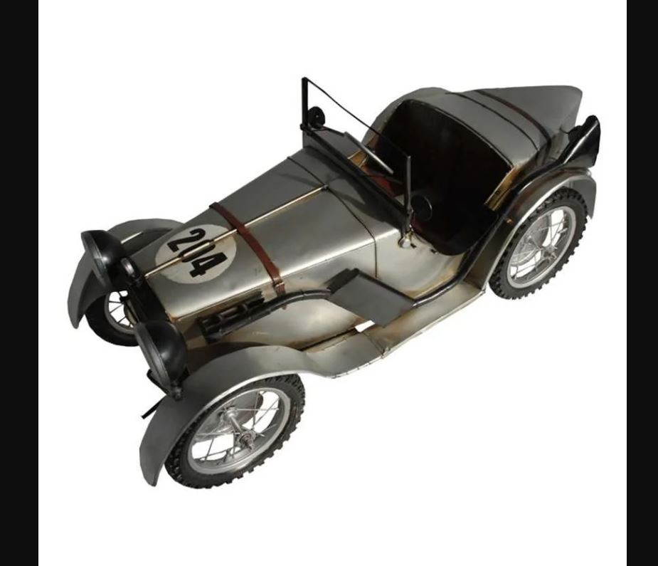 REPLIQUE VOITURE DECORATIVE METAL 133 X 57 X 51 CM - Photo N°1