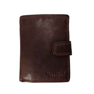 LE PORTEFEUILLE MIGUEL DE MORGADO PIEL COULEUR CUIR BRUN  12.5 X 9 X 2 CM