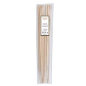 POCHETTE DE 20 TIGES DE ROTIN BLANC 21 CM