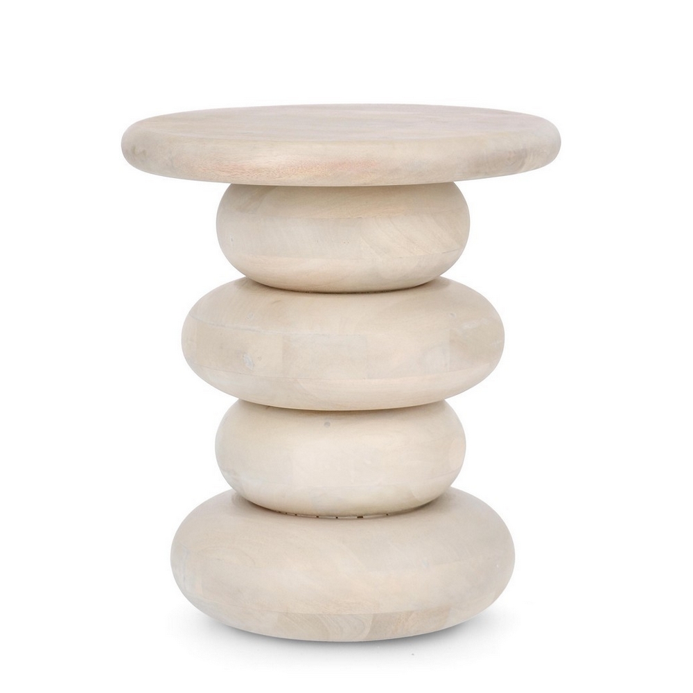 TABLE BASSE LOPEZ MANGUIER BLANCHI 40 X 45 CM - Photo N°6