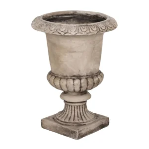 VASE MEDICIS RESINE TON PIERRE 43 X 43 X 60 CM