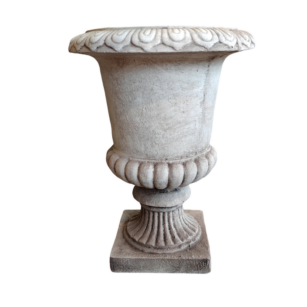 VASE MEDICIS RESINE TON PIERRE 43 X 43 X 60 CM - Photo N°6