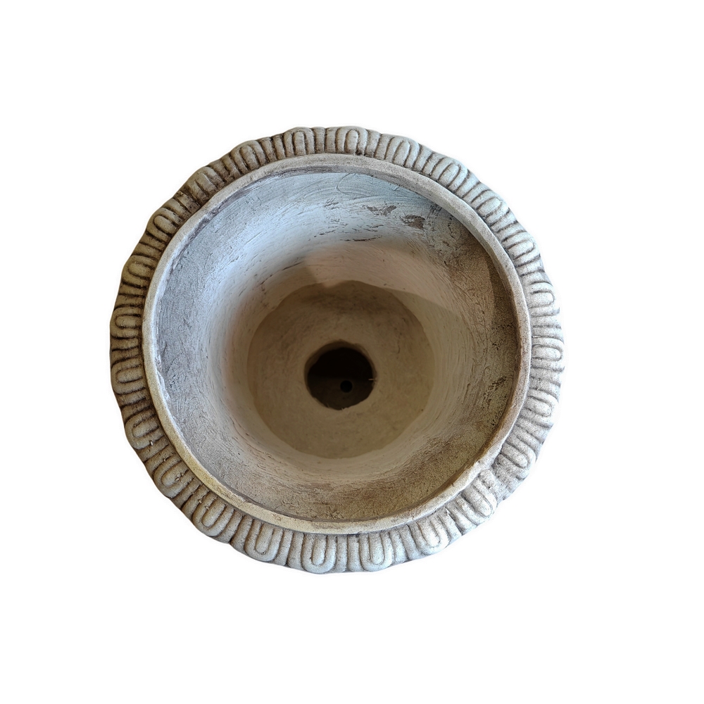 VASE MEDICIS RESINE TON PIERRE 43 X 43 X 60 CM - Photo N°4