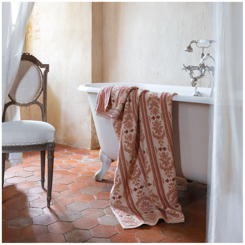 SERVIETTE DE BAIN CAPUCINE  70 x 140 cm - Photo N°3