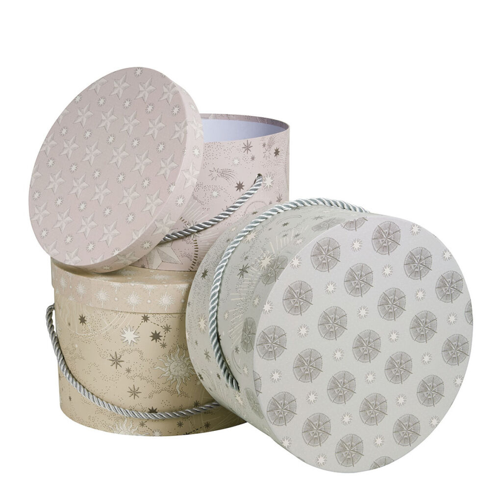 BOITE A CHAPEAU FETES CELESTE PETIT MODELE - Photo N°2