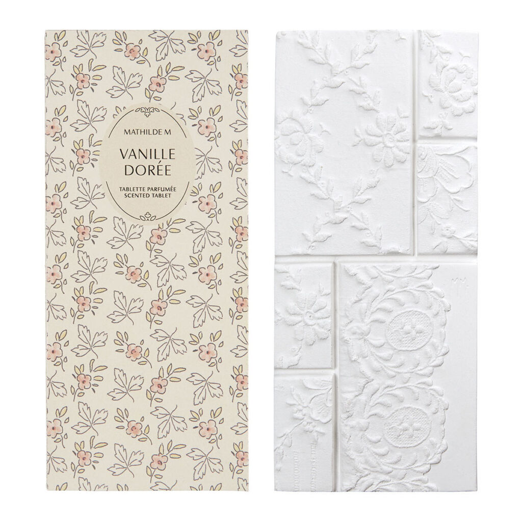 TABLETTE PARFUMEE SECRET D'ARMOIRE VANILLE DOREE - Photo N°1