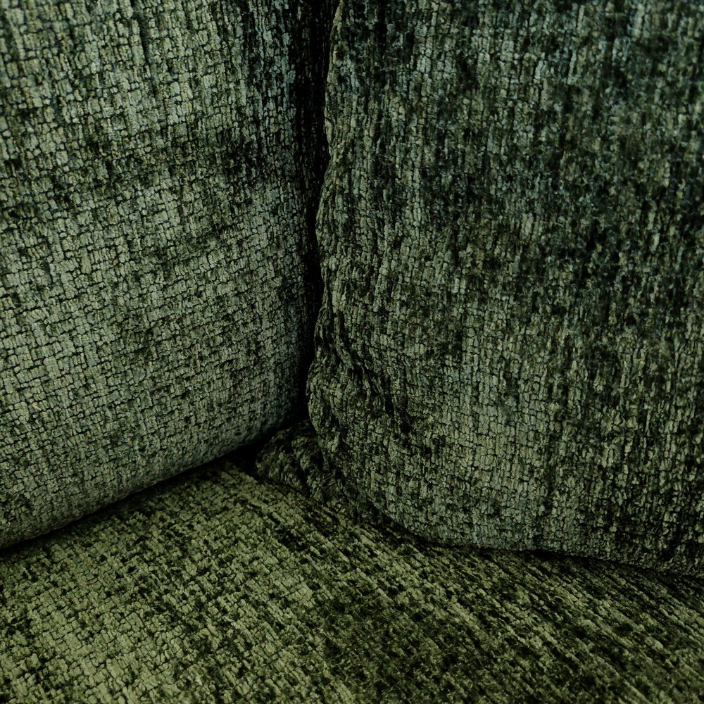 CANAPE BED EXPRESS 140 GENIUS 3 PLACES TISSU VERT 192 X 96 X 107 CM - Photo N°2