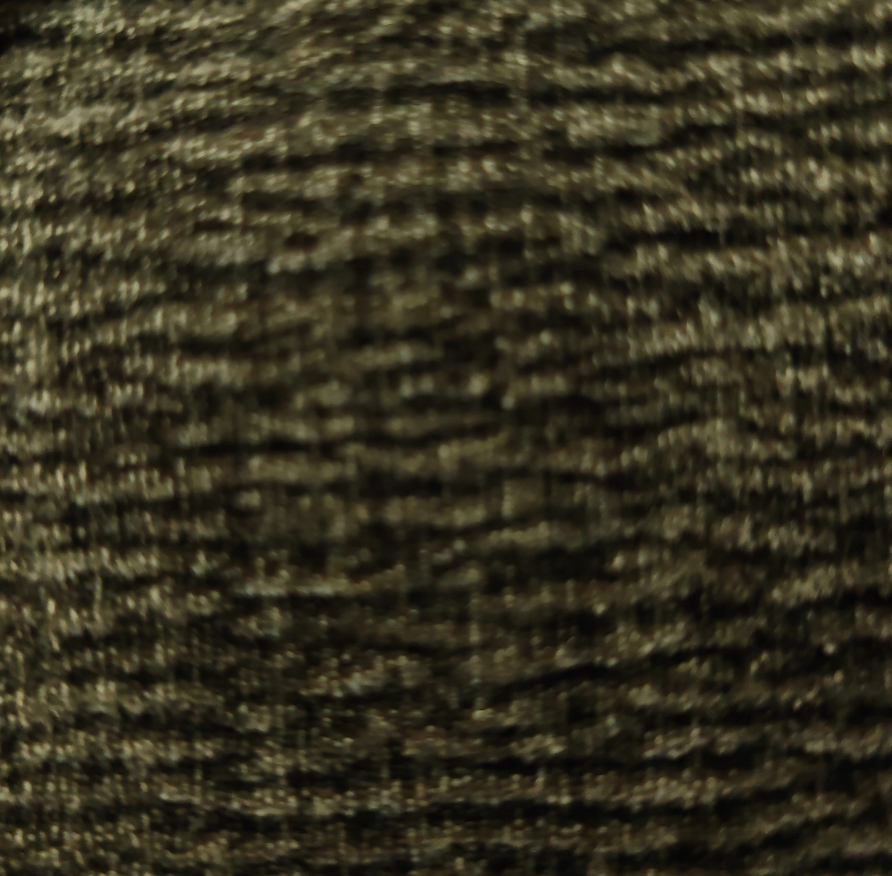 FAUTEUIL RENA EN TISSU CHINE KAKI PIED METAL NOIR H 87 X L 59 X P 72.5 CM - Photo N°3