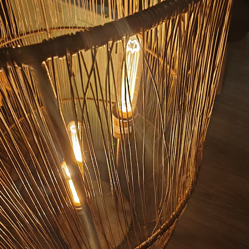 LAMPE MATY EN FIL DE FER 3 ECLAIRAGES 41 x 93 x 41 cm - Photo N°6