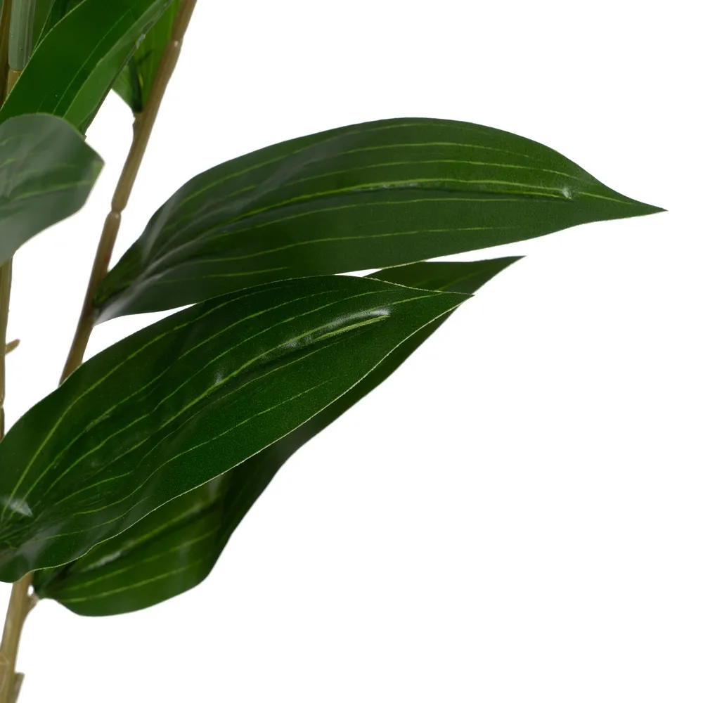 BRANCHE DE FLEURS DE LYS BLANC D'UNE HAUTEUR DE 58 CM - Photo N°3