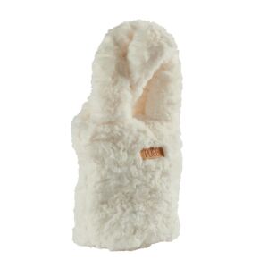 SAC FAUSSE FOURRURE BLANCHE DEUX ANSES 18 X 19 X 10 CM