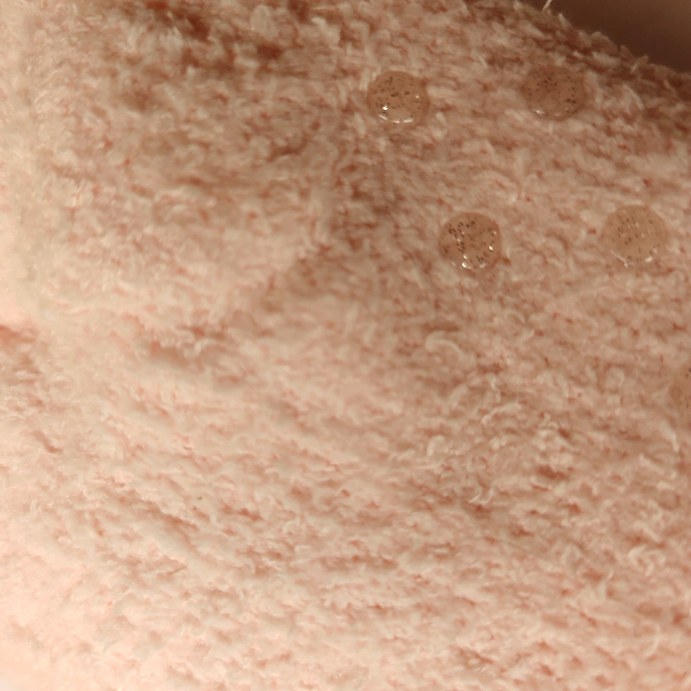 CHAUSSETTES FEMME SEMELLES ANTI DERAPANTES ROSE 35-42 - Photo N°2