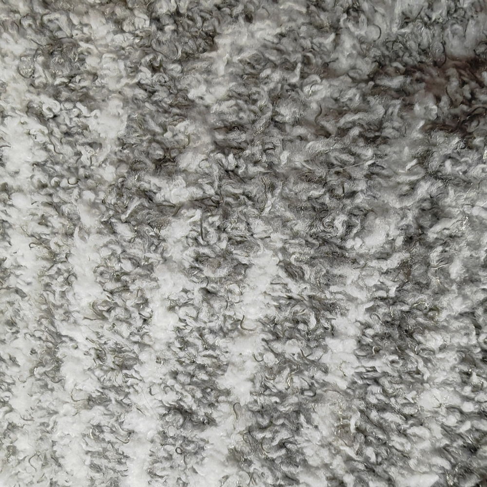 CHAUSSETTES FEMME SEMELLES ANTI DERAPANTES GRISE A RAYURES 35-42 - Photo N°3