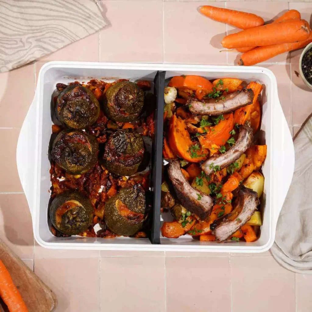 L'INCROYABLE PLAT A FOUR AJUSTABLE COULEUR BLANC POLAIRE - Photo N°4