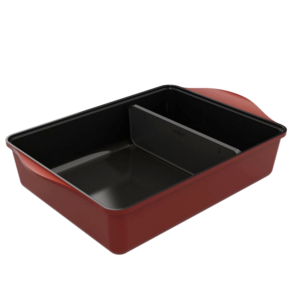 L'INCROYABLE PLAT A FOUR AJUSTABLE COULEUR ROUGE PASSION - Photo N°1