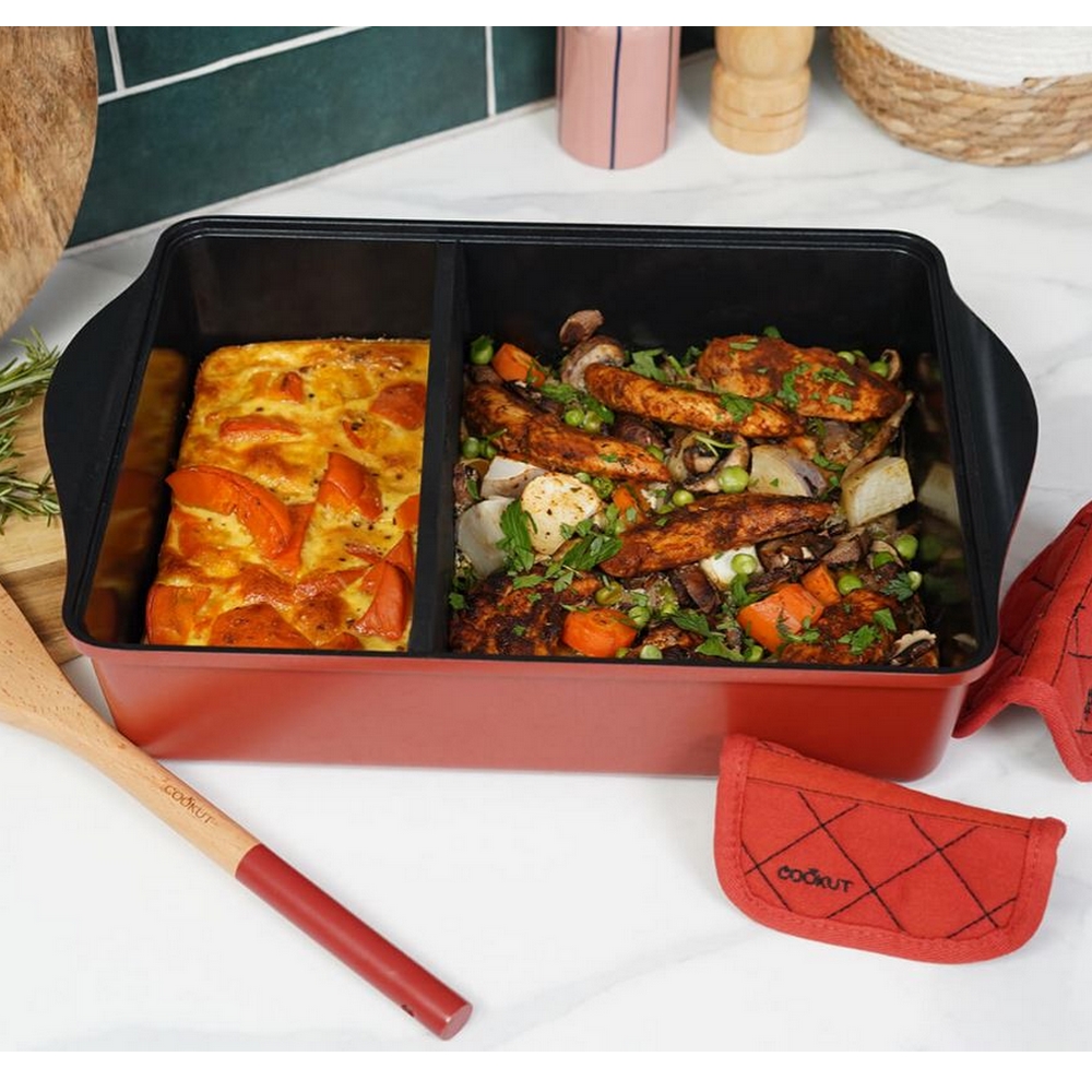 L'INCROYABLE PLAT A FOUR AJUSTABLE COULEUR ROUGE PASSION - Photo N°6