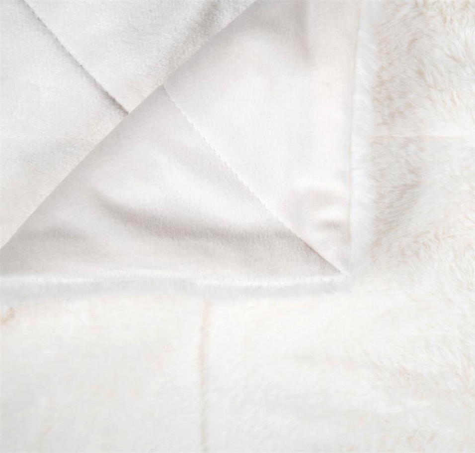 PLAID MAGNUS ECRU 130 X160 CM - Photo N°3