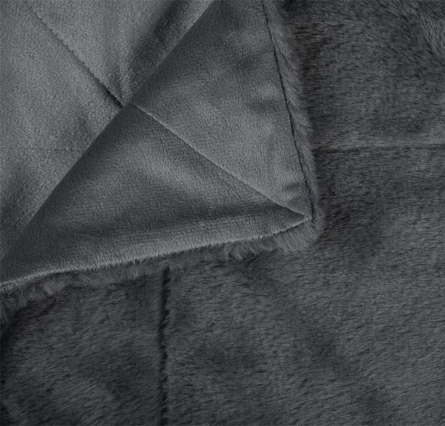 PLAID MAGNUS GRIS 130 X160 CM - Photo N°2