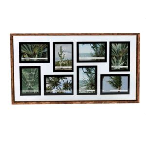 PELE MELE CADRE BOIS 8 PHOTOS 10 X 15 CM