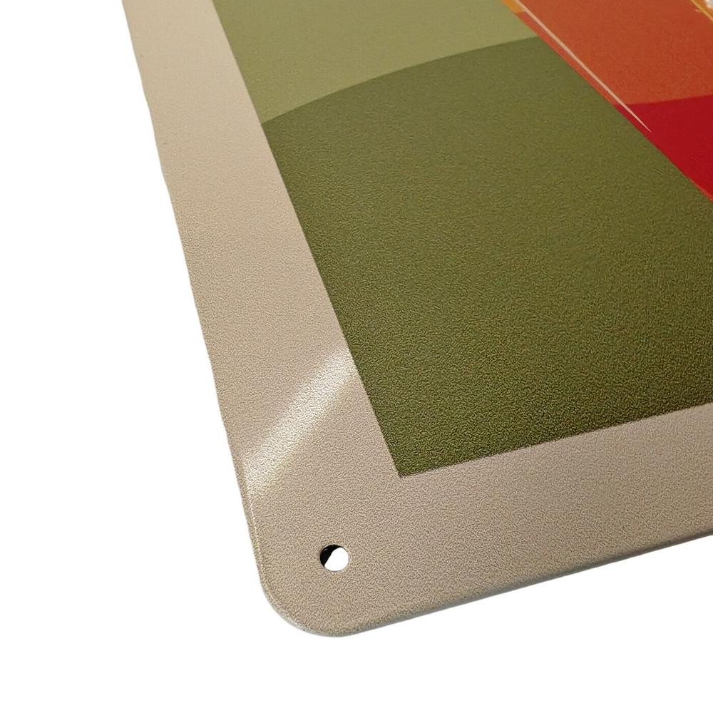 PLAQUE METAL 20X30 CM RECETTE DE TEQUILA SUNRISE - Photo N°2