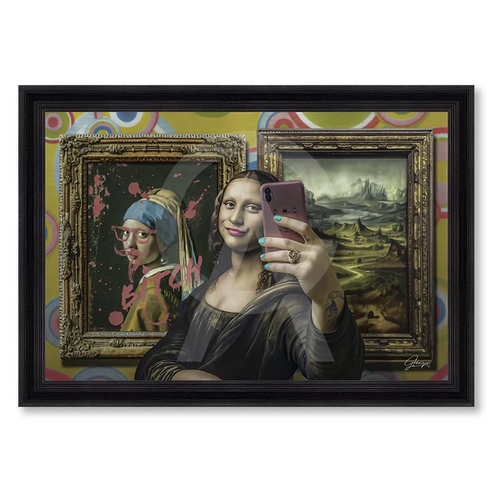 TOILE IMPRESSION A GRANGER MUSES II 72 X 102 x 3 CM - Photo N°5