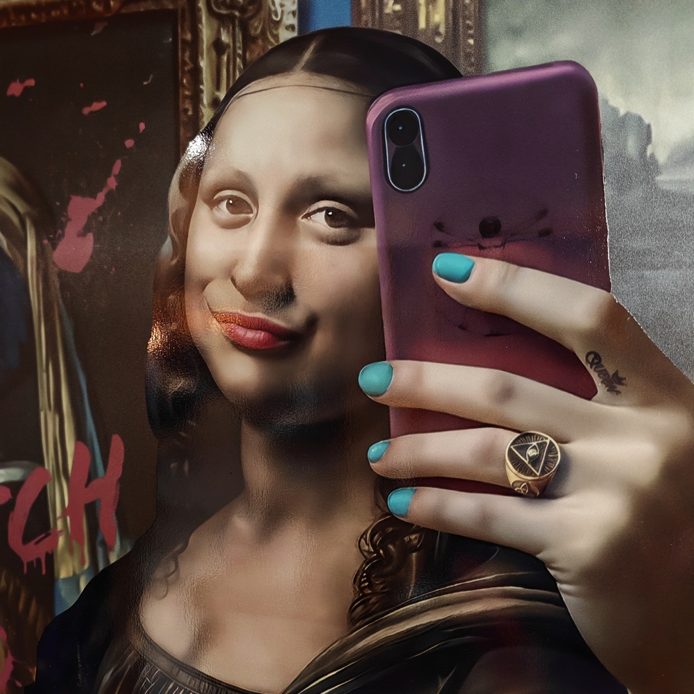 TOILE IMPRESSION A GRANGER MUSES II 72 X 102 x 3 CM - Photo N°3