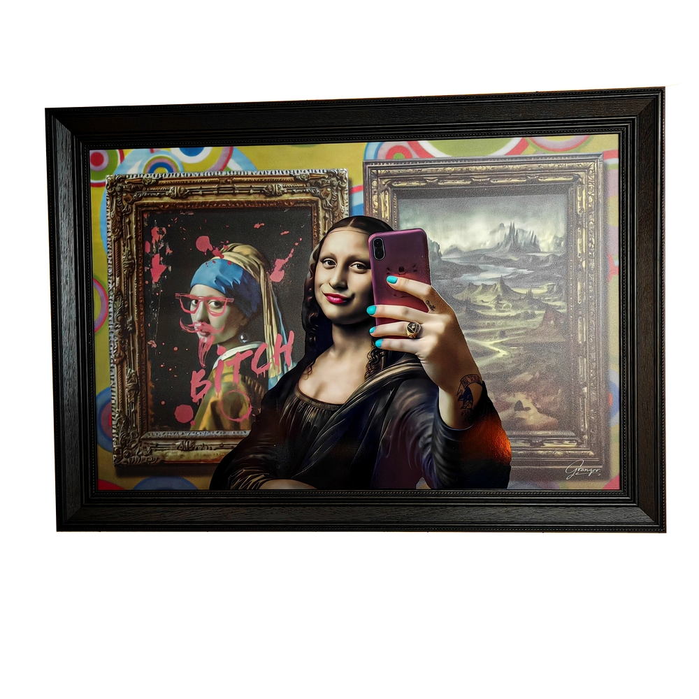 TOILE IMPRESSION A GRANGER MUSES II 72 X 102 x 3 CM - Photo N°1