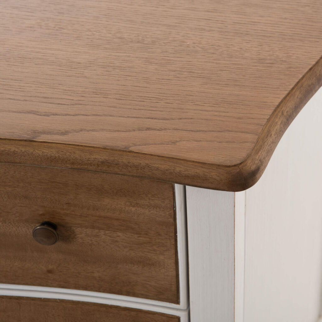 COMMODE LOBERON 3 TIROIRS 100 X 80 X 45 CM - Photo N°2