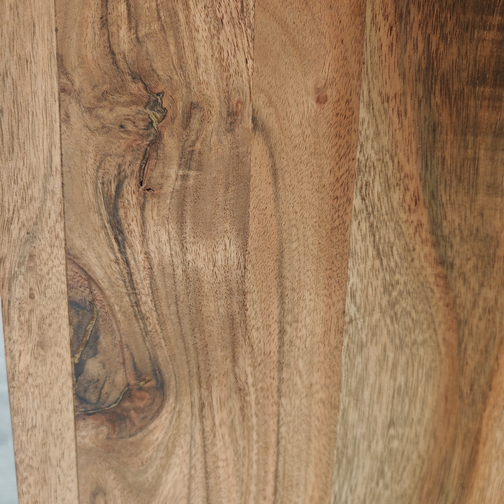 MEUBLE TV DESTRUCTURE OCTAN ACACIA ET METAL 3 TIROIRS 190 X 35 X 60 CM - Photo N°8